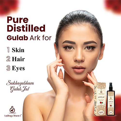 Image of Ultra Pure Distilled Gulab Jal 100ml | Skin Toner | Rose Water | Face Toner for Men & Women