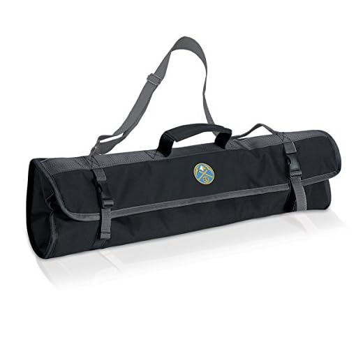 NBA Denver Nuggets 3-Piece BBQ Tool Set with Carry Tote