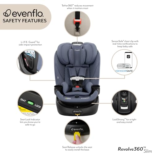 Evenflo Revolve360 Slim 2-in-1 Rotating Car Seat - image 8
