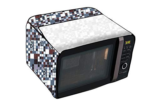 Image of Stylista Microwave Oven Cover for Panasonic 27 L Convection NN-CT645BFDG Abstract Pattern Grey