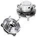 Detroit Axle - Pair (2) RWD Front Wheel Bearing and Hub Assembly for RWD ONLY - EX35, EX37, FX35, FX37, G25, G35, G37, M45, M56, Q60, Q70, QX50, QX70 & 370Z
