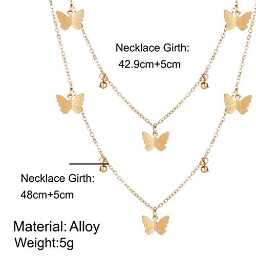 Plated Toned Layered Necklace CT-NCKV-44207
