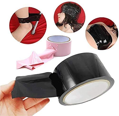 Uxcell Non Stick Static Tapes 2 In X 49 Ft, 3 Roll Duct Tape No Glue Electrostatic Adsorption Tape, Black,Red,Pink - View #3