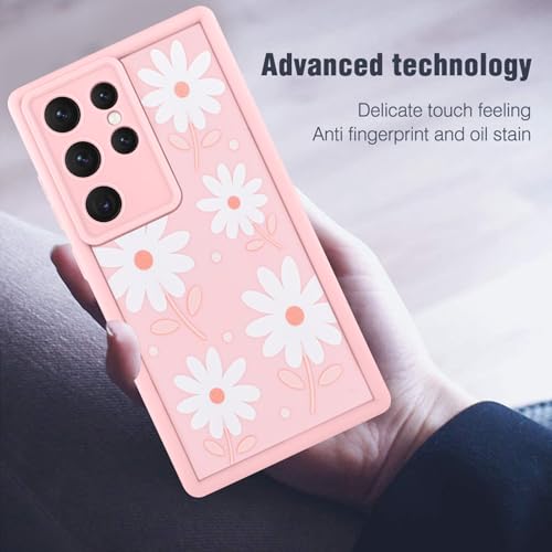 Image of Compatible with Samsung Galaxy S23 Ultra Case, Pink