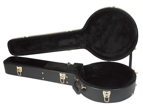 Golden Gate C-1530 Premier Hardshell Banjo Case for 5-String Resonator or 4-String Resonator Plectrum