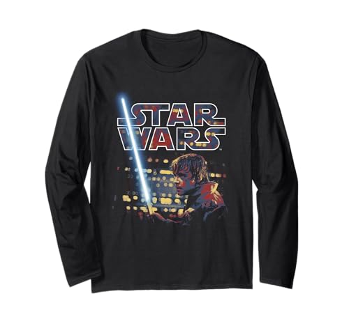 T-shirt manches longues Star Wars Luke Skywalker idéal pour vos soirées streaming