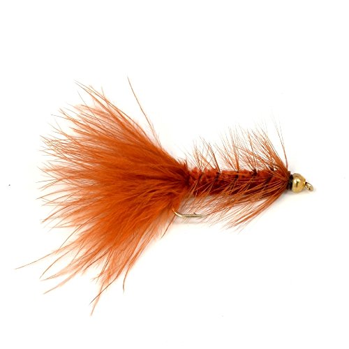 image for The Fly Fishing Place Bead Head Woolly Bugger Classic Streamer Flies -