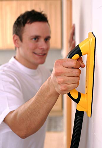 Mirka Handige handschuurmachine met klittenband en afzuiging voor 80x230mm schuurstroken, schuurblok voor het schuren van plamuur, gips, hout, stofvrij schuren, 8391200111 - Afbeelding 7