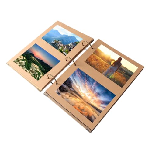 AOKWAWALIY Álbum de fotos de la amistad, álbum de recortes, álbum de fotos manual, para tartas de cumpleaños, hecho a mano