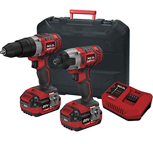Image of Lumberjack 20V Cordless Hammer Drill & Impact Driver Kit