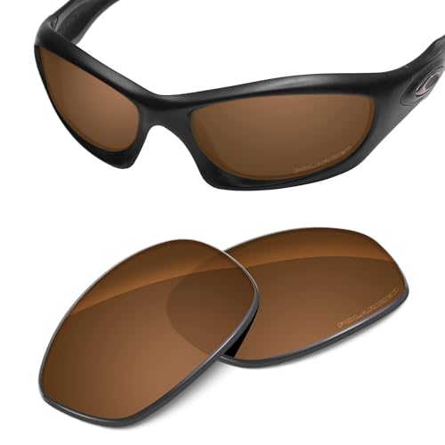 Image of Performance Replacement Lenses Compatible with Oakley Monster Dog Polycarbonate Polarized Etched-Nut Brown