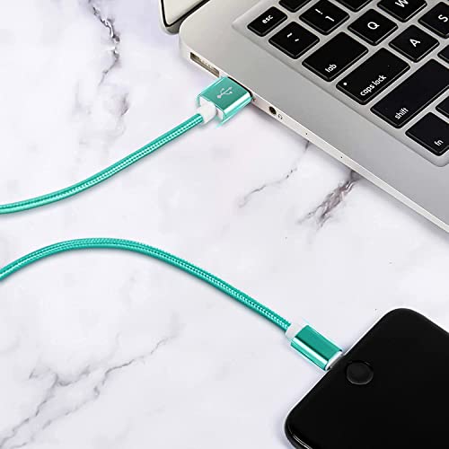 [Apple Mfi Certified] 4 Pack Iphone Charger, 3/6/6/10 Ft Iphone Charger Nylon Braided Fast Charging Lightning Cable Compatible Iphone 13 Mini/13/12/11 Pro Max/Xr/Xs/8/7/Plus/6S/Se/Ipad #TOP7