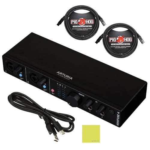 Arturia MiniFuse 4 \fXNgbvUSBI[fBIC^[tF[X ubNoh Pig Hog 8mm XLR}CNP[u 10tB[g t̃I[fBIy팤NX - PCAMacp|[^uI[fBIC^[tF[X