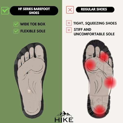 Image of Hike Footwear HF Active Barefoot Water Shoes, Wide Toe Box | Ergonomic pain-relief design, quick-dry, lightweight flexible, for hiking, walking, running, yoga & gym, watch sizing video