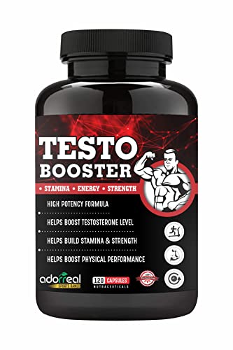 Adorreal Testo Booster Supplement with Tribulus, Safed Musli, Kaunj beej, Ashwagandha,Fenugreek & Ginseng-120 Capsules boost testosterone and physical performance (pack of 1) Adorreal Testo Booster Supplement with Tribulus, Safed Musli, Kaunj beej, Ashwagandha,Fenugreek & Ginseng-120 Capsules boost testosterone and physical performance (pack of 1)