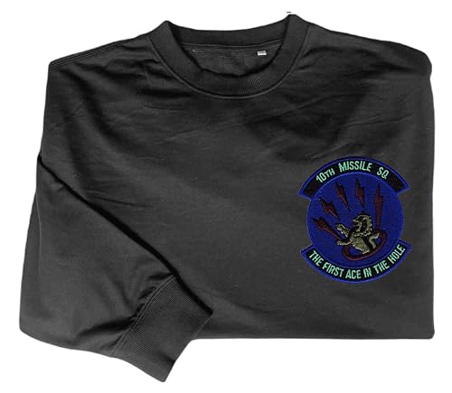 10th missile squadron embroidered shirt Black2