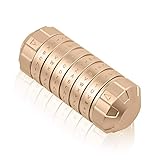 YIMFAS The Da Vinci Code Cryptex CNC Processing Delicate Creative Gifts (Gold)
