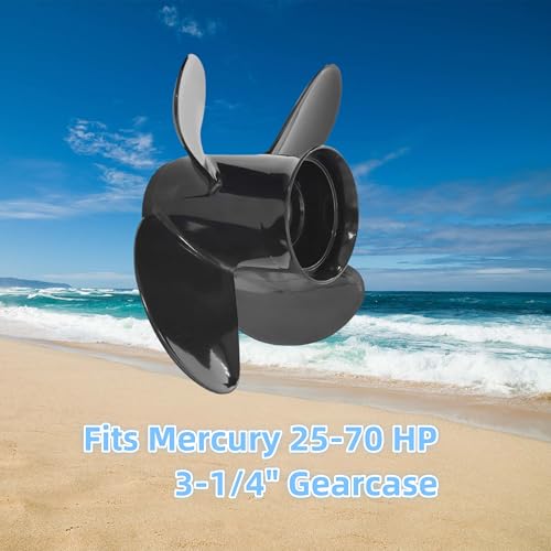 Image of 10.3 X 13 Aluminum Propeller Compatible for Mercury Outboard 25-70 HP