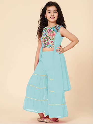 Image of A.T.U.N. (ALL THINGS UBER NICE) Girls Sharara Set