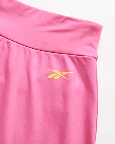 Reebok Girls’ Active Skirt Set – 2 Piece Performance T-Shirt And Tennis Skort – Butterfly Scooter Skirt With Liner (7-12), Size 10, Fuchsia #TOP3