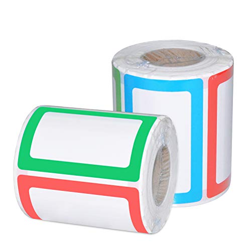 image for Methdic 5 Colors Name Tags, Sticky Name Tag Stickers Labels Multipurpo