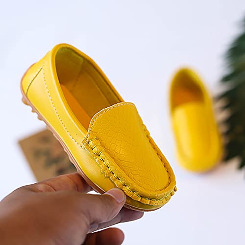 Boys Girls Loafer Flat Slip-On Comfort School Casual Dress Shoes Light Weight Lace Up Casua lBoat Shoes2