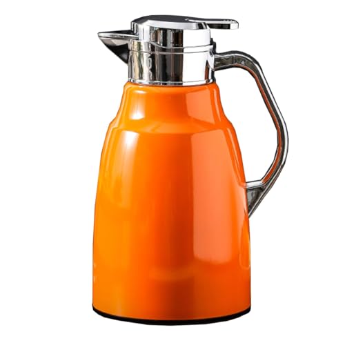 Jarra de café aislada – Vacío térmico de doble pared de acero inoxidable – Dispensador de bebidas a prueba de fugas para viajes, oficina, fiesta, camping