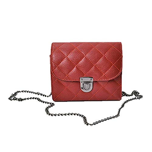 Sac à bandoulière pour femme avec un motif à damier classique et format portable