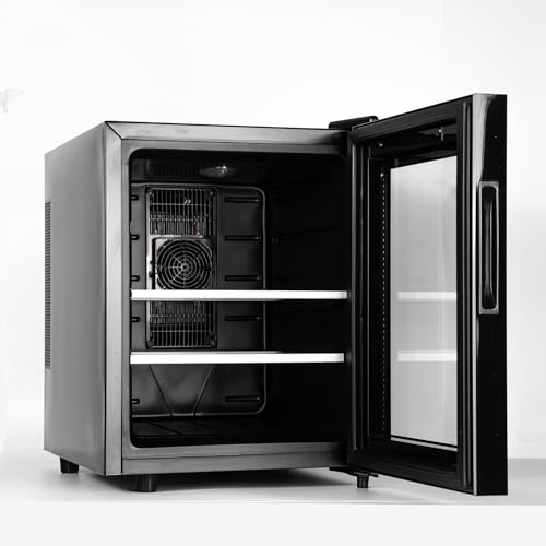 undefined Shelddi ミニ冷蔵庫 33L 静音 おしゃれ 省エネ 小型電子冷蔵庫 一人用 一人暮らし 1ドア ペルチェ式 温度設定8-18℃ 家庭用 前開き SHR-033A 透明ガラスドア の商品画像 7