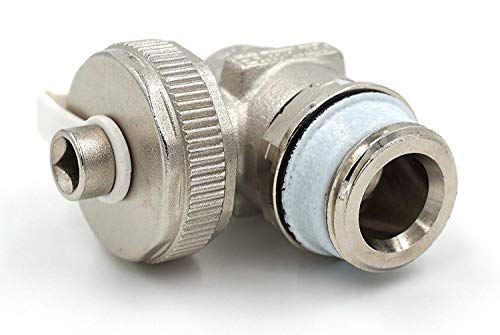 Simplex Heizkörper Füll- und Entleerungsstopfen | 1/2-3/4 Zoll | Mit Schlauchanschluss | Effiziente Heizungspflege | F10625