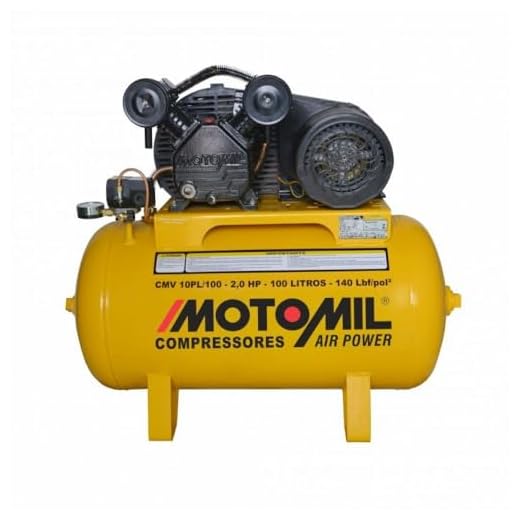 Compressor Air Power Monofásico 220v Cmv-10pl/100a Motomil