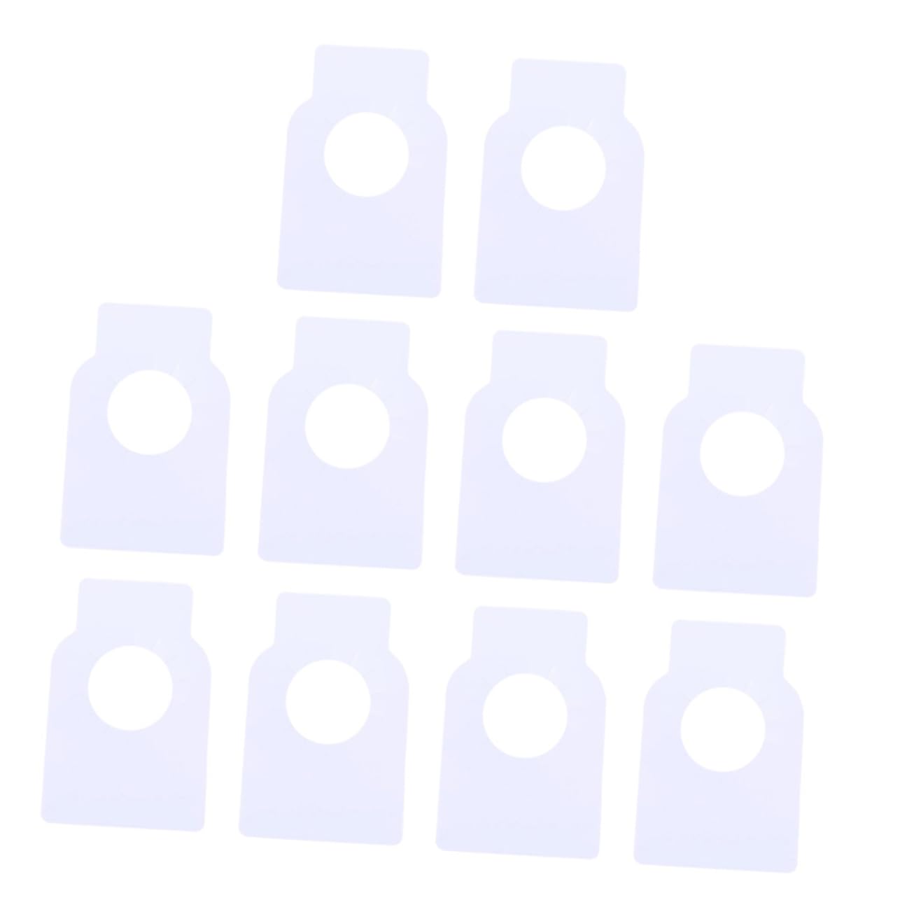 FONDOTIN 100pcs Reusable Wine Bottle Tags Double-sided Blank Label for Information Display for Parties and Projects Suitable for Various Bottle