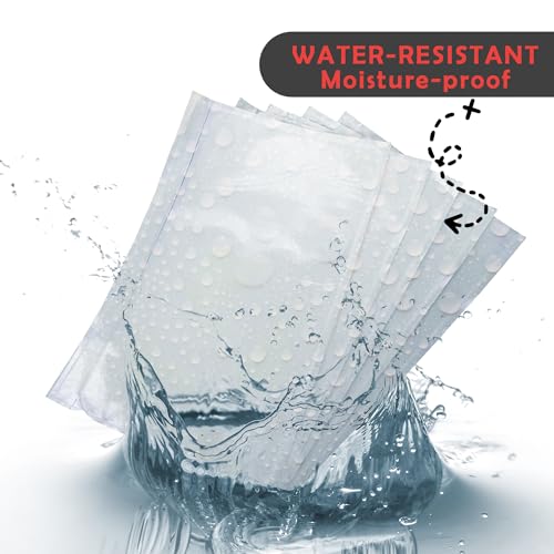 image for Yens 7.5'' x 5.5'' Packing List Pouches 200 pack, Top Loading Packing 