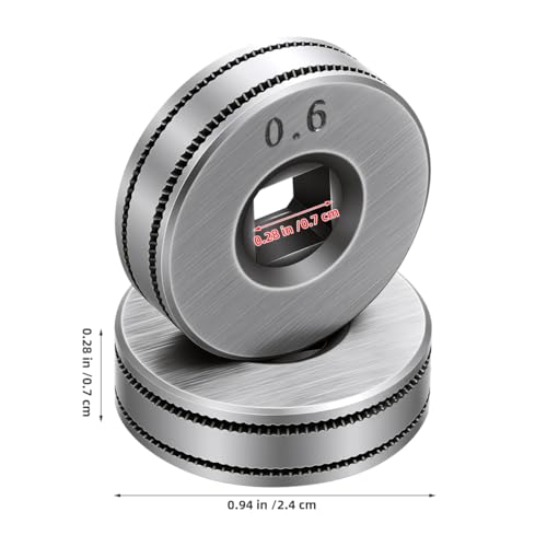 Roues de soudage à rainure moletée VILLCASE pour réparations Mig x2 - 3