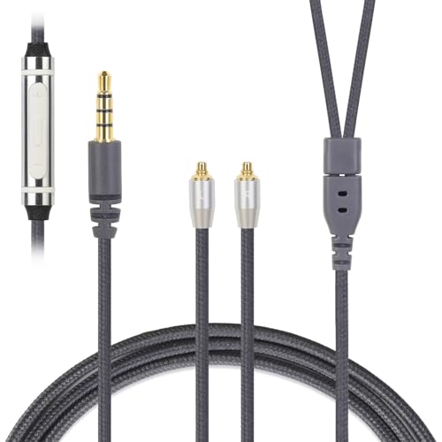 3APLUS HBC13 ���P�[�u�� IE900�p �C���z���P�[�u�� �}�C�N�t�� 3.5mm�ڑ� 4�c �����xOFC�⃁�b�L SENN?HEISER(�[���n�C�U�[)�ɓK������ IE300/IE600/IE900�C���z���ɑΉ� 3.5mm�}�C�N �X�g���[�g�^