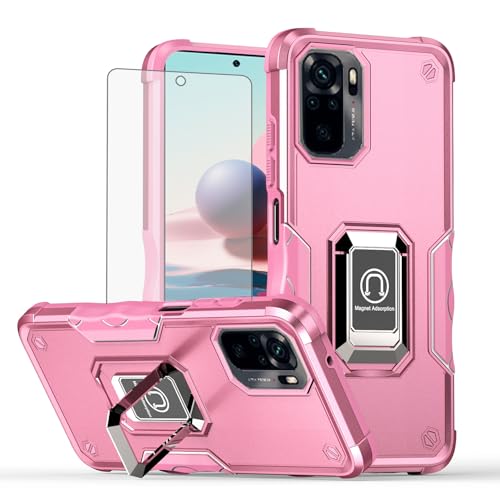 Coque Xiaomi Redmi Note 10 contre les chutes avec verre trempé inclus