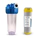 Produktbild BWF ORIGINAL Eisenfilter ION-QUARZ #1 mit 10" Zoll Wasserfiltergehäuse mit 3/4" Anschluss für Eisen Wasserfilter Enteisenung Mangan Chlorid Sulfit Oxid