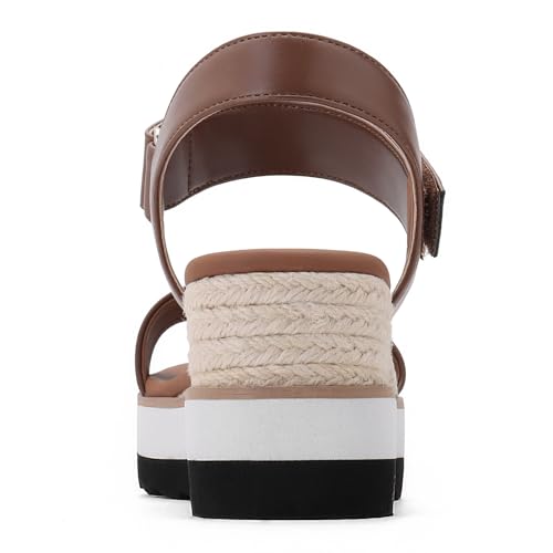 Image of Athlefit Women's Platform Ankle Strap Sandals