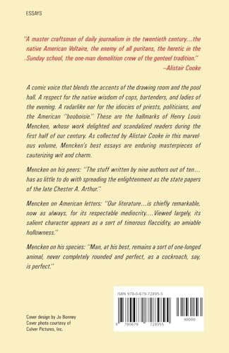 The Vintage Mencken: The Finest and Fiercest Essays of the Great Literary Iconoclast - Image 2