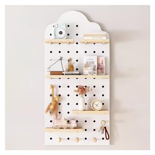 Support de rangement pour plaques perforées et kit mural bois