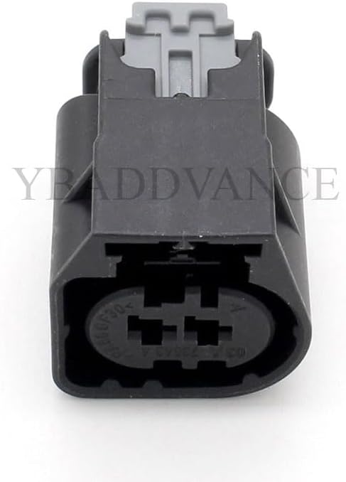 09444024/50390285 2 Way Female Sealed Fuel Injector Connector Compatible for B/MW F/ord - (Color Name: Black)