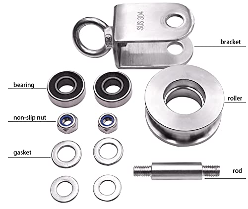 Shinico PU002A Cable Pulley Wheel, Swivel Pulley Block thumb #2