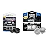 Bundle of KontrolFreek FPS Freek Galaxy Performance Thumbsticks für PS4 and PS5 Controller + KontrolFreek Precision Rings