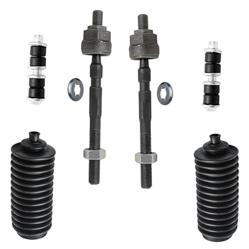 Image of Detroit Axle - 14pc Front End Kit for 1994-1997 Acura Integra, 1992-1995 Honda Civic, Upper Control Arms w /Ball Joints Lower Control Arms Lower Ball Joints Sway Bars Tie Rods Boots Replacement