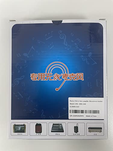 Microfone Sem Fio, Microfone Wireless UHF, Transmissão Sem Fio de 50 m, Faixa de Cabeça e Portátil 2