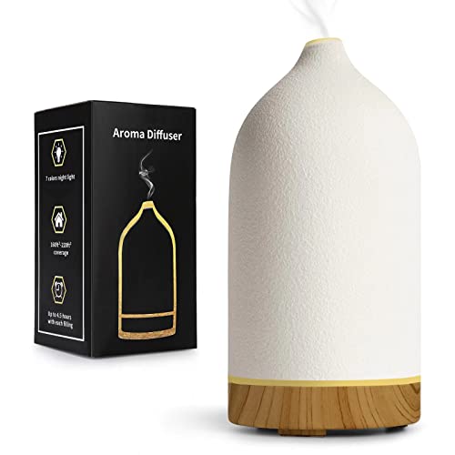 Ceramic Diffuser,Stone Essential Oil Diffuser, Ultrasonic Aromatherapy Diffusers,Essential Oils For Defusers For Home/Bedroom (100Ml). #TOP1