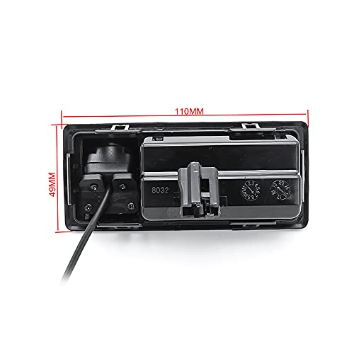 Image of Vlicevrn CCD Car Rear View Camera Trunk Handle with Fish Eye Lens Night Vision Backup Parking Camera Waterproof IP68 Vehicle Camera for Audi A4L A3 / VW Touran /Tiguan /Teramont X /C-Trek /Sagitar /Skoda