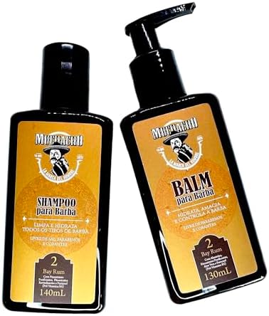 Kit Shampoo para Barba + Balm para Barba - Muchacho Bay Rum- Kit ...