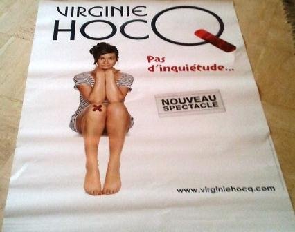 Poster Virginie Hocq 80X119Cm affiche humour collection théâtre art