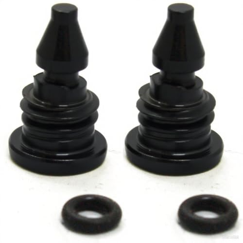 Alriedy Lot de 2 vis de purge de vélo, réservoir de carburant, vis de trou de remplissage d'huile EBT, levier de frein en alliage de titane, vis pour frein à disque Magura MT2 MT4 MT5 MT7 MT8 vélo de